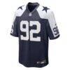 Quinnen Williams Dallas Cowboys Nike Game Jersey - Navy - Side View