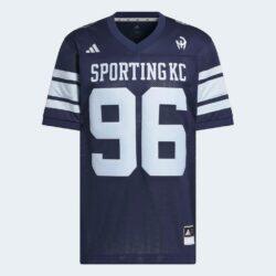 Sporting Kansas City adidas MLS x US Sports Icon Football Jersey - Navy - Front View