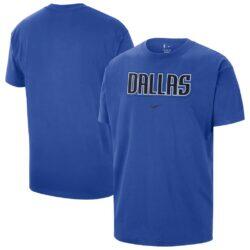 Dallas Mavericks Nike Men's Twill Logo T-Shirt - Blue - Front View