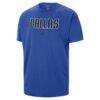 Dallas Mavericks Nike Men's Twill Logo T-Shirt - Blue - Side View
