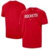 Houston Rockets Nike Men's Twill Logo T-Shirt - Red - Front View