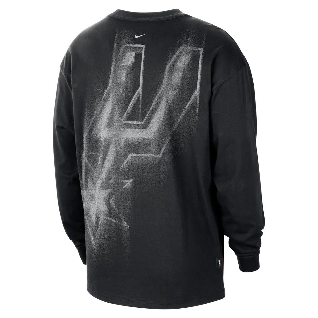 San Antonio Spurs Nike 2026 Standard Issue Pre-Game Performance Long Sleeve T-Shirt
