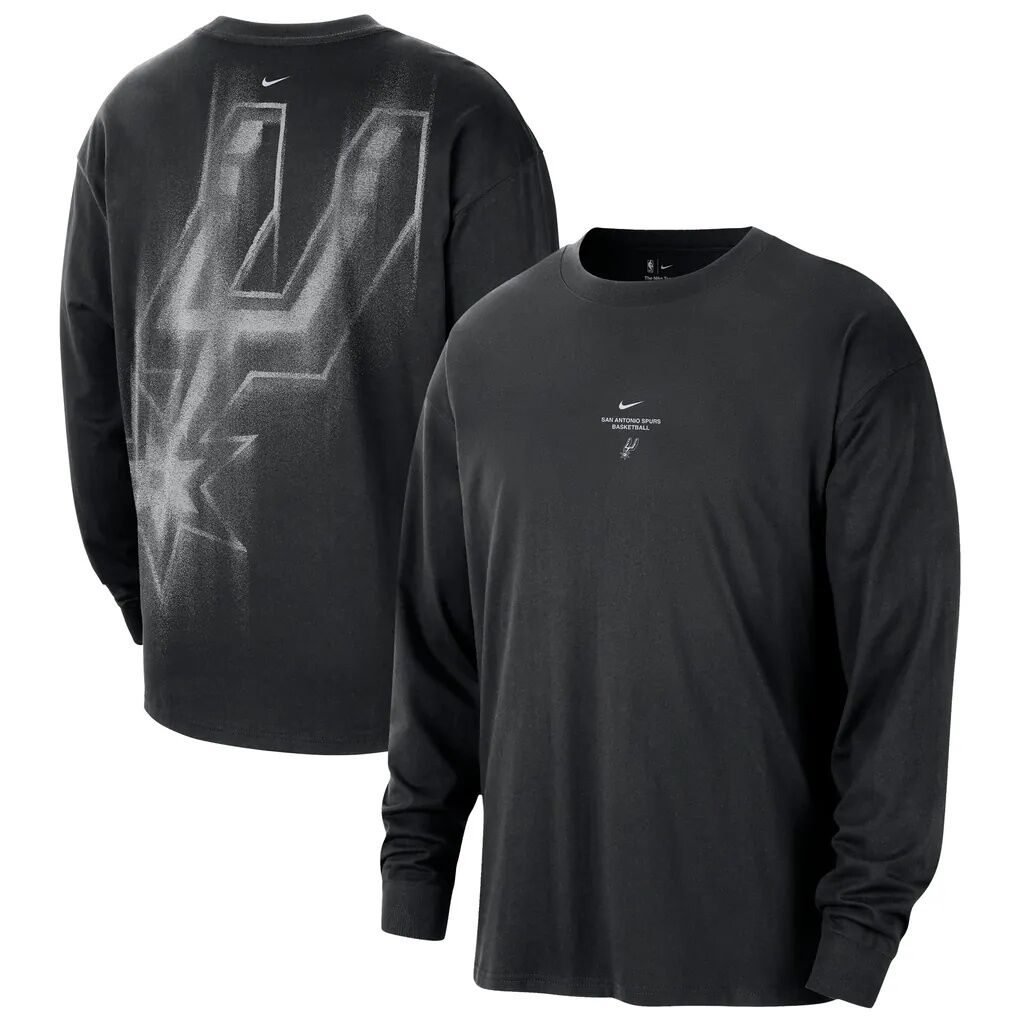 San Antonio Spurs Nike 2026 Standard Issue Pre-Game Performance Long Sleeve T-Shirt
