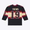Jonathan Toews Chicago Blackhawks Mitchell & Ness 2009/10 Power Play Jersey - Black - Detail View