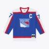 Phil Esposito New York Rangers Mitchell & Ness 1977/78 Power Play Jersey - Blue - Side View