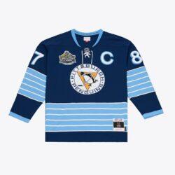 Sidney Crosby Pittsburgh Penguins Mitchell & Ness 2011 Winter Classic Power Play Jersey - Blue - Front View