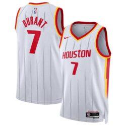 Kevin Durant Houston Rockets Nike Unisex Swingman Jersey - White - Front View