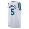 Anthony Edwards Minnesota Timberwolves Nike Unisex Swingman Jersey - White - Detail View
