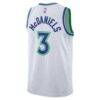 Jaden McDaniels Minnesota Timberwolves Nike Unisex Swingman Jersey - White - Detail View