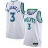 Jaden McDaniels Minnesota Timberwolves Nike Unisex Swingman Jersey - White - Front View