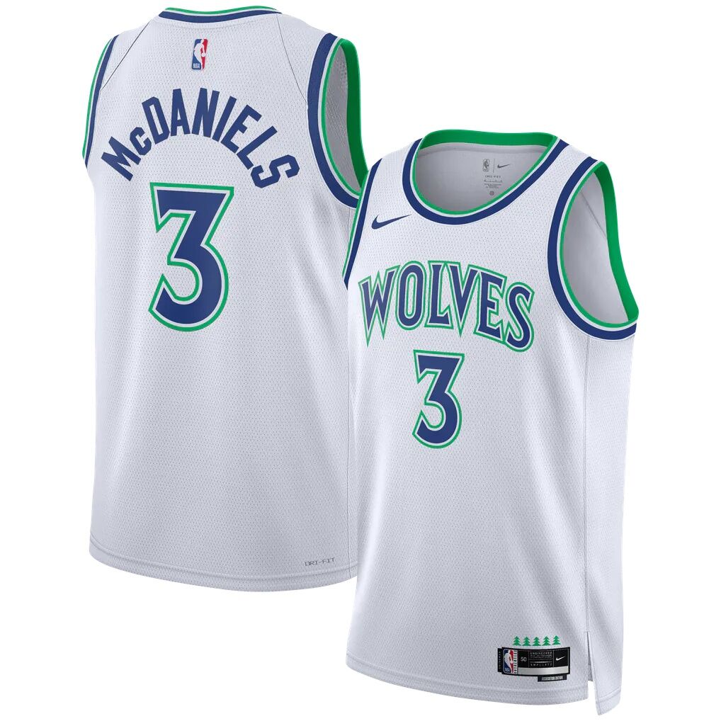 Jaden McDaniels Minnesota Timberwolves Nike Unisex Swingman Jersey - Association Edition