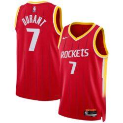 Kevin Durant Houston Rockets Nike Unisex Swingman Jersey - Red - Front View