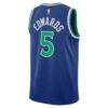 Anthony Edwards Minnesota Timberwolves Nike Unisex Swingman Jersey - Blue - Detail View