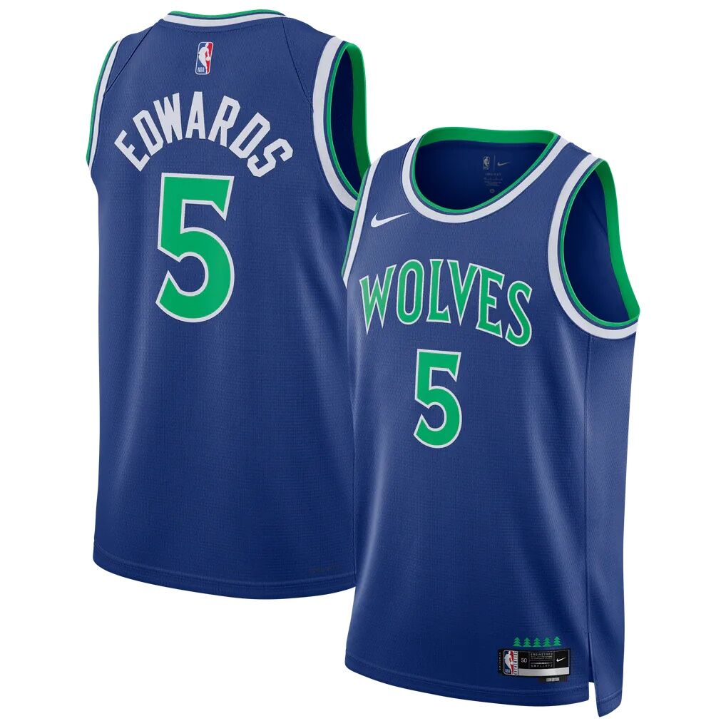 Anthony Edwards Minnesota Timberwolves Nike Unisex Swingman Jersey - Icon Edition