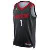 Amen Thompson Houston Rockets Jordan Brand Unisex Swingman Jersey - Black - Side View