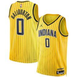 Tyrese Haliburton Indiana Pacers Jordan Brand Unisex Swingman Jersey - Statement Edition