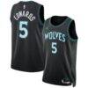 Anthony Edwards Minnesota Timberwolves Jordan Brand Unisex Swingman Jersey - Black - Front View