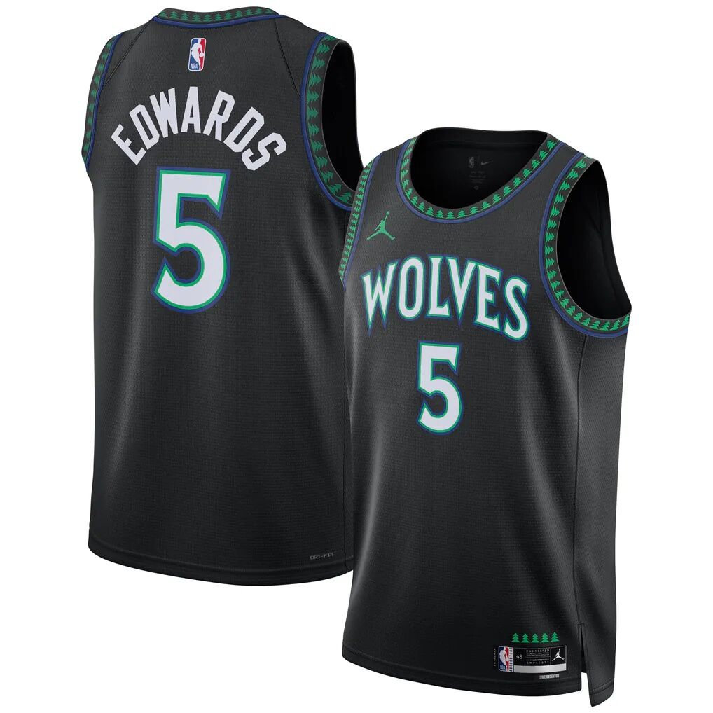 Anthony Edwards Minnesota Timberwolves Jordan Brand Unisex Swingman Jersey - Statement Edition