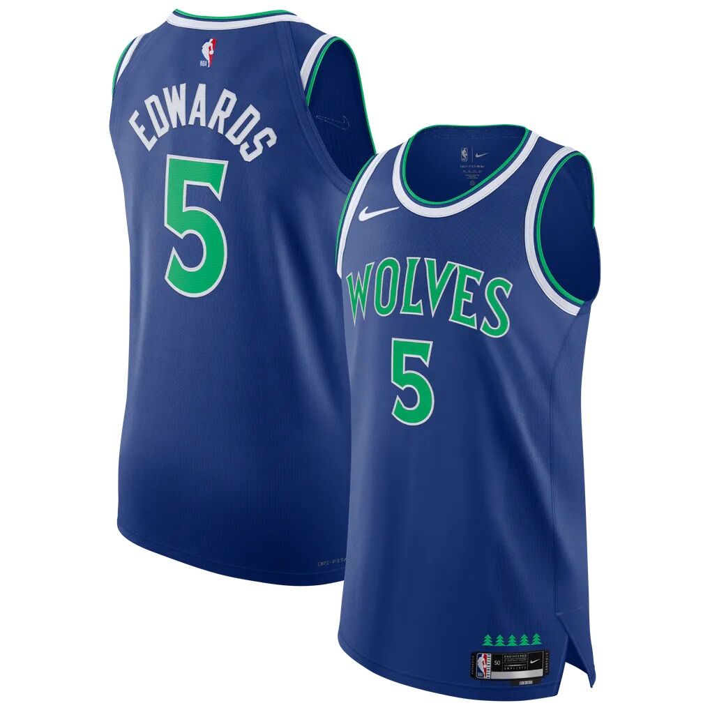 Anthony Edwards Minnesota Timberwolves Nike Authentic Jersey - Icon Edition