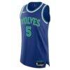 Anthony Edwards Minnesota Timberwolves Nike Authentic Jersey - Blue - Side View