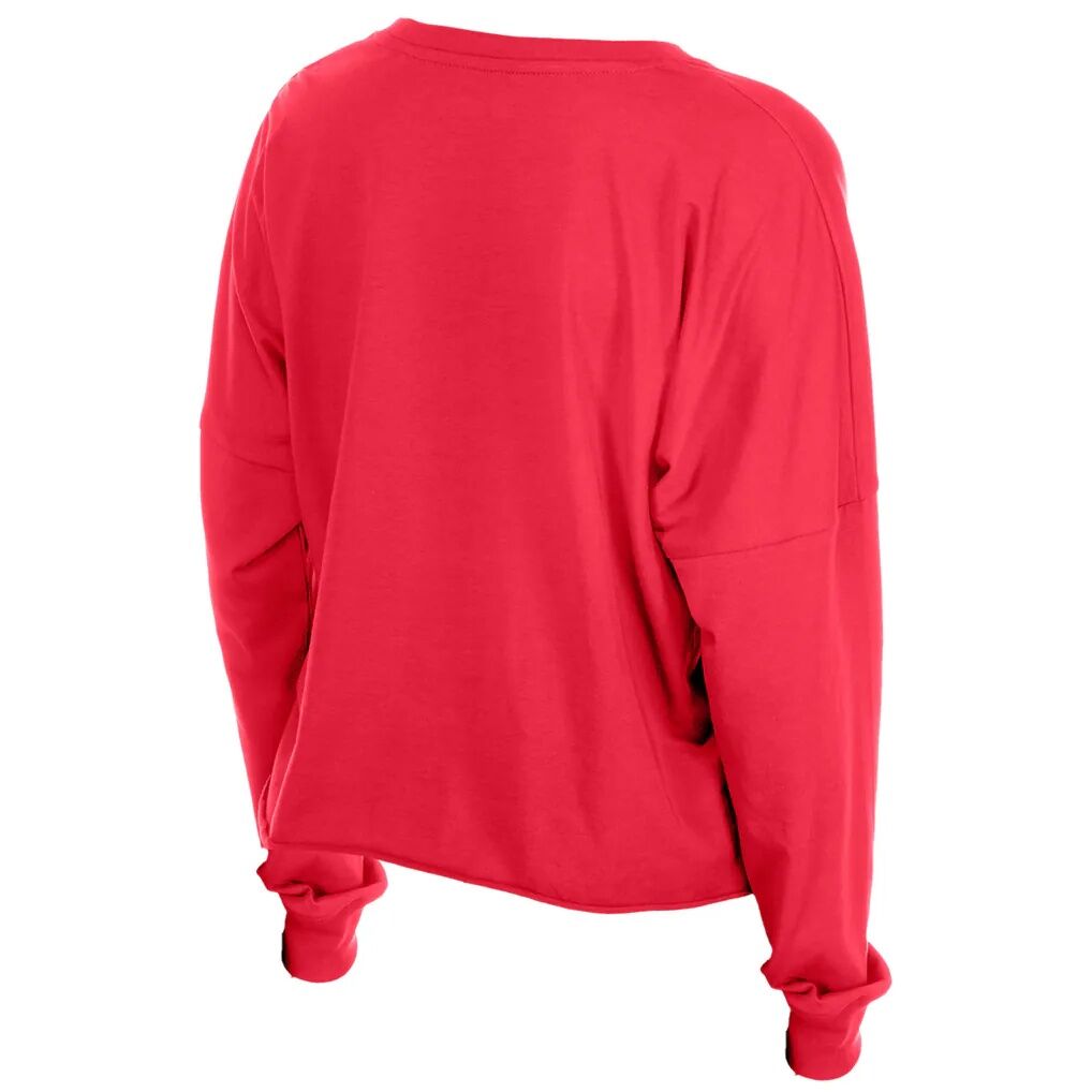 Washington Capitals New Era Women's Oversized Boxy Long Sleeve T-Shirt