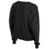 Philadelphia Flyers New Era Women's Oversized Boxy Long Sleeve T-Shirt - Black - Front View
