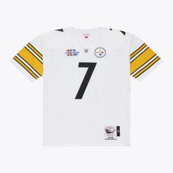 Ben Roethlisberger Pittsburgh Steelers Mitchell & Ness 2005 Authentic Throwback Jersey - White - Front View