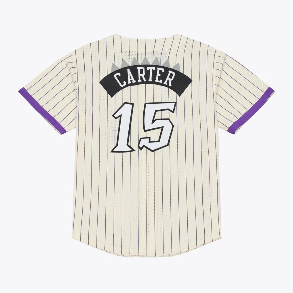 Vince Carter Toronto Raptors Mitchell & Ness Player Mesh Button-Front Jersey