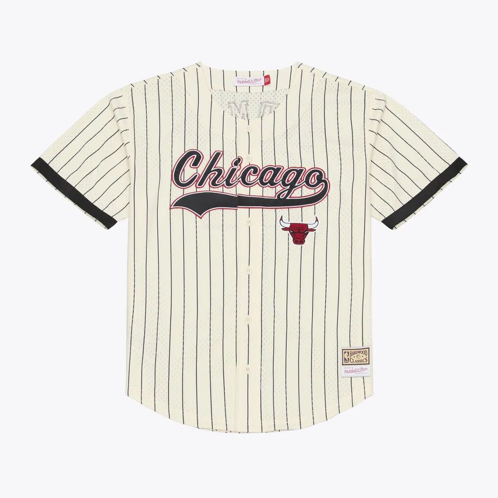 Dennis Rodman Chicago Bulls Mitchell & Ness Player Mesh Button-Front Jersey