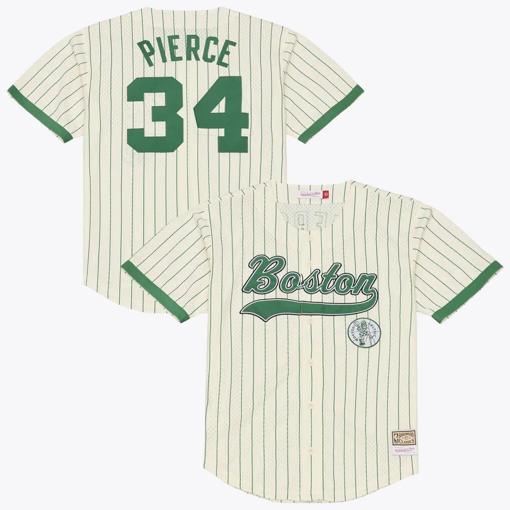 Paul Pierce Boston Celtics Mitchell & Ness Player Mesh Button-Front Jersey