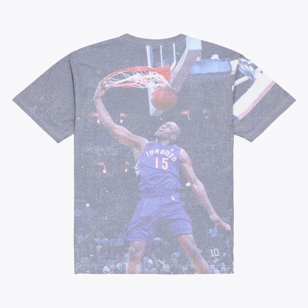 Vince Carter Toronto Raptors Mitchell & Ness Hardwood Classics Player Sublimated T-Shirt