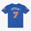 Carmelo Anthony New York Knicks Mitchell & Ness Name & Number Classic T-Shirt - Blue - Detail View