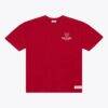 Portland Trail Blazers Mitchell & Ness Core Essentials T-Shirt - Red - Front View
