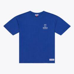 Sacramento Kings Mitchell & Ness Core Essentials T-Shirt - Blue - Front View