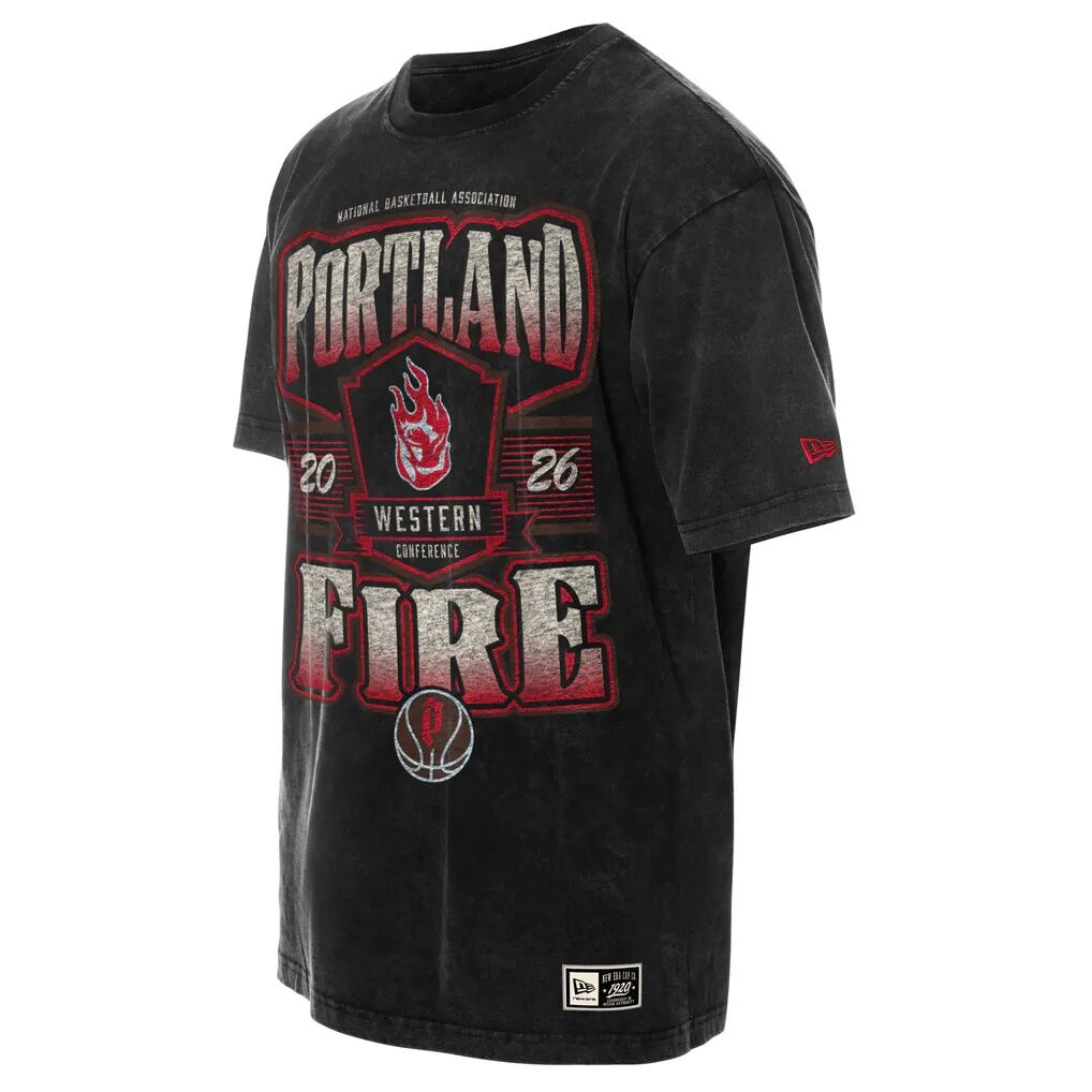 Portland Fire New Era Mineral Wash Founded Graphic T-Shirt