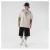 Chicago White Sox New Era Heritage Gothic Lettering T-Shirt - Cream - Detail View
