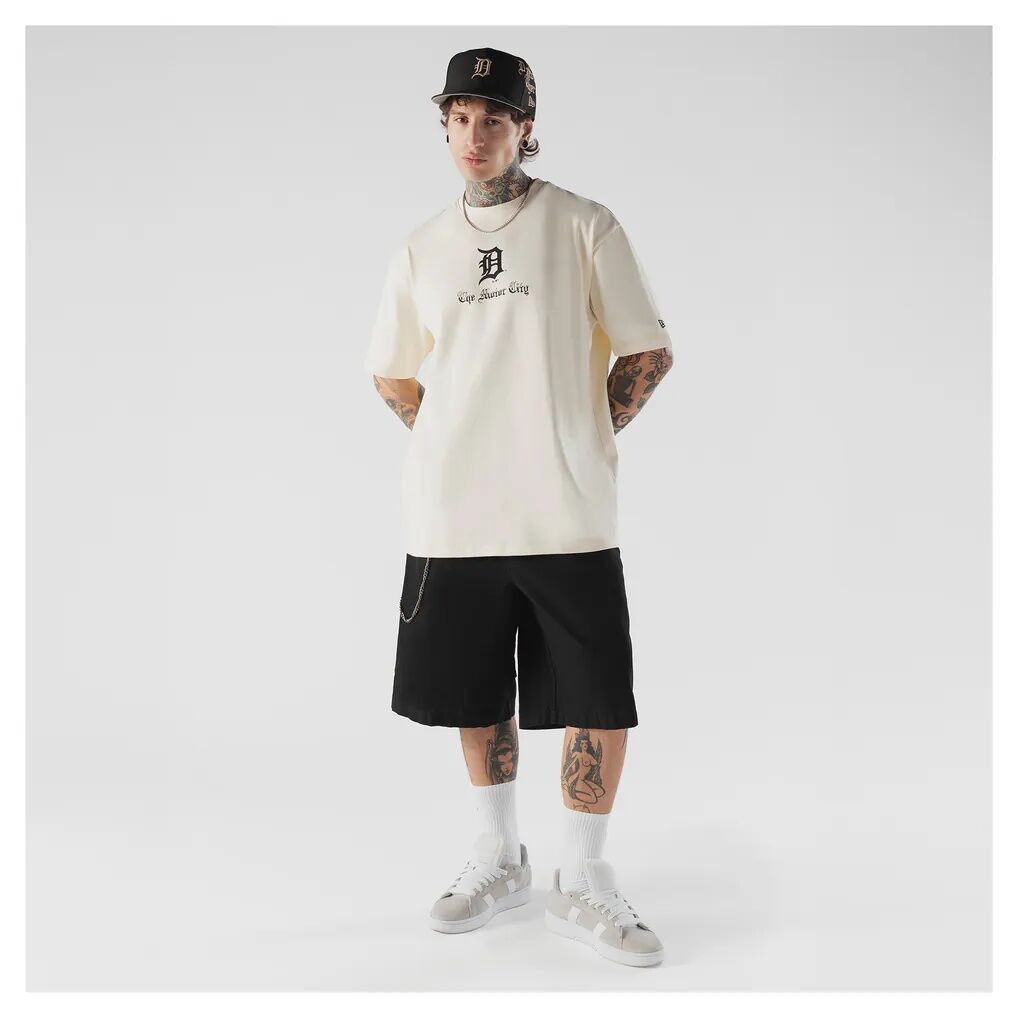 Detroit Tigers New Era Heritage Gothic Lettering T-Shirt