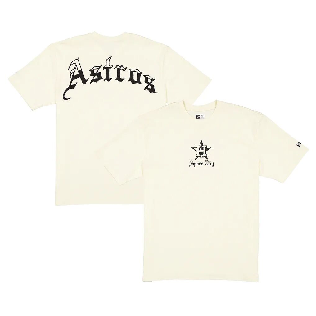 Houston Astros New Era Heritage Gothic Lettering T-Shirt