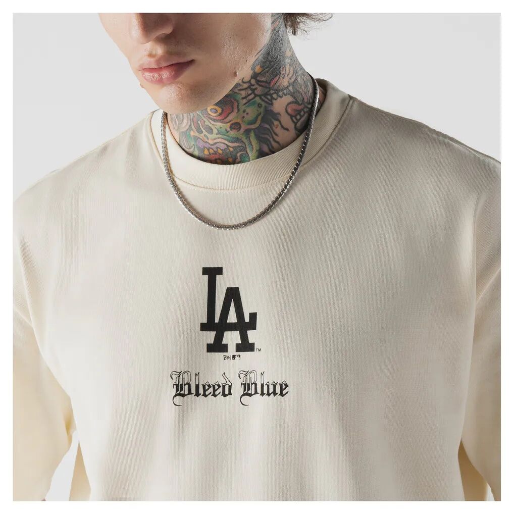 Los Angeles Dodgers New Era Heritage Gothic Lettering T-Shirt
