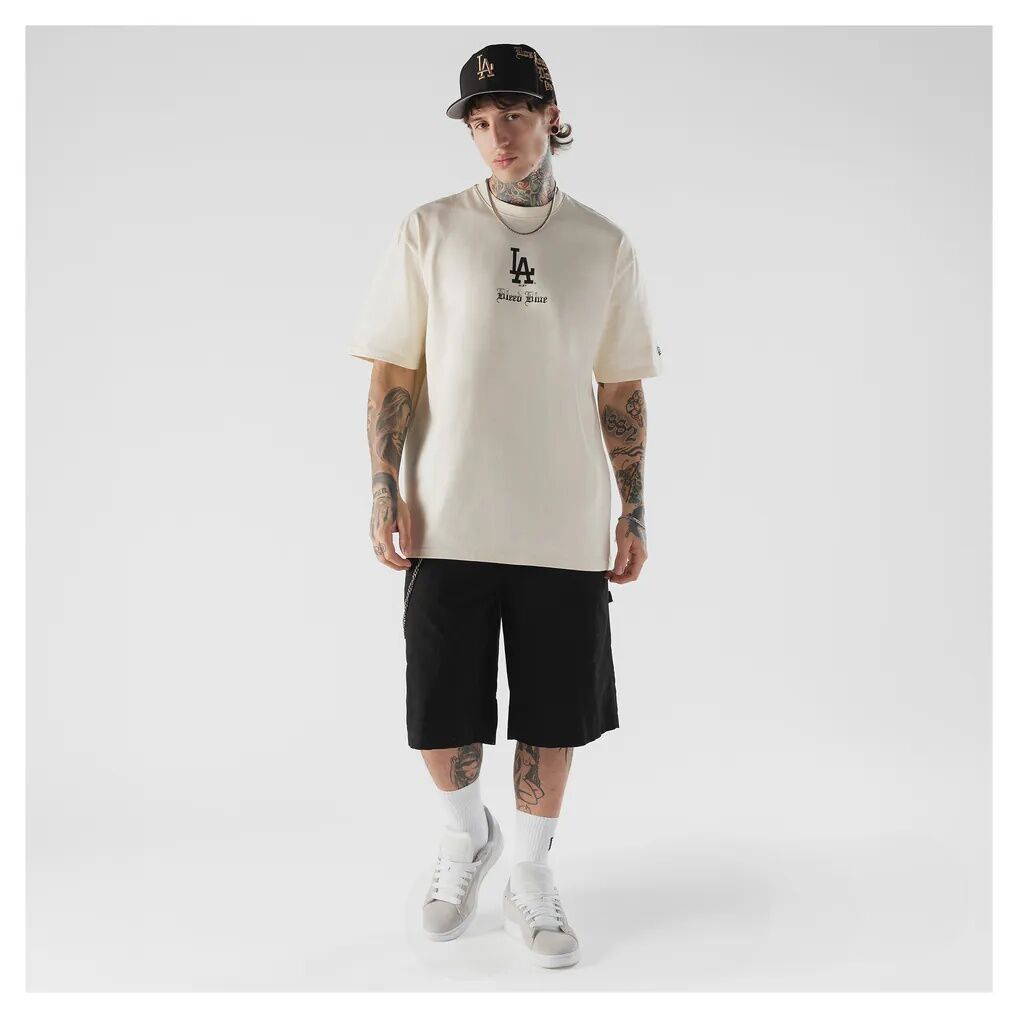 Los Angeles Dodgers New Era Heritage Gothic Lettering T-Shirt