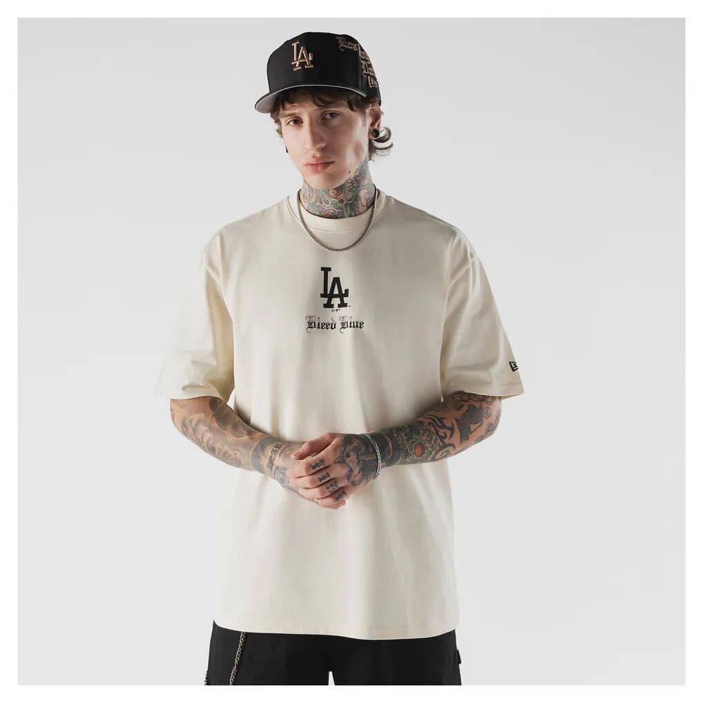 Los Angeles Dodgers New Era Heritage Gothic Lettering T-Shirt