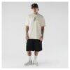 Boston Red Sox New Era Heritage Gothic Lettering T-Shirt - Cream - Detail View