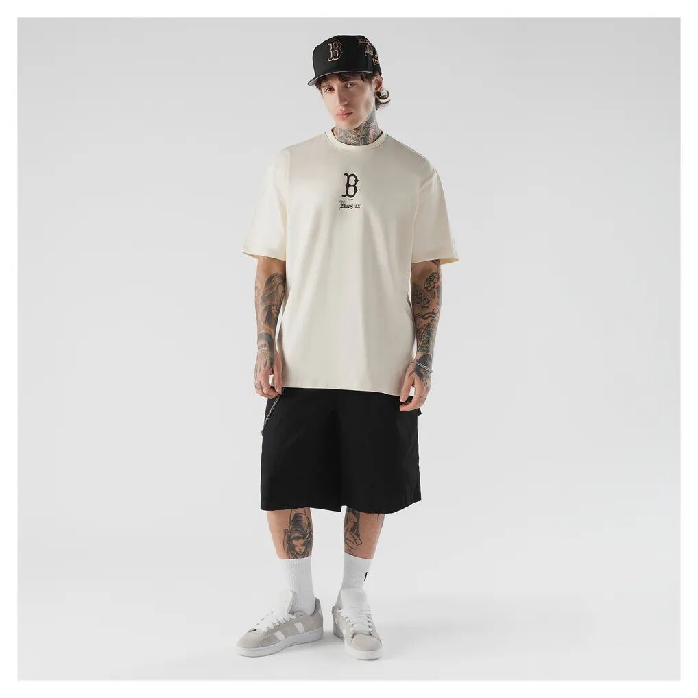 Boston Red Sox New Era Heritage Gothic Lettering T-Shirt
