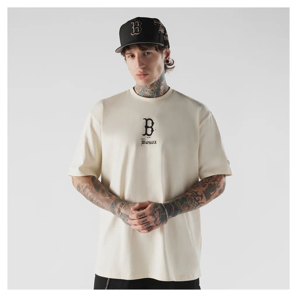 Boston Red Sox New Era Heritage Gothic Lettering T-Shirt