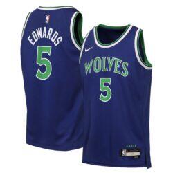 Anthony Edwards Minnesota Timberwolves Nike Youth Swingman Jersey - Icon Edition
