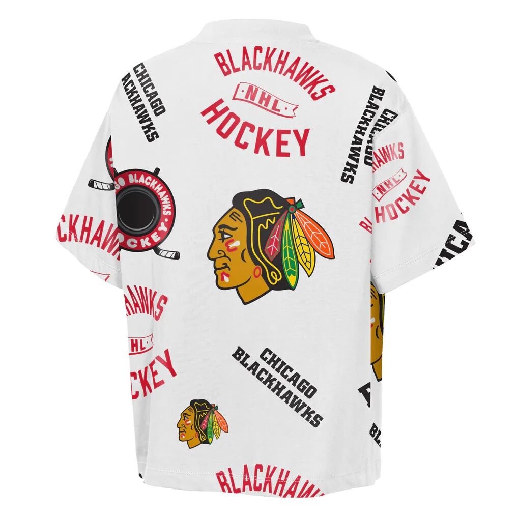 Chicago Blackhawks Outerstuff Youth Unstoppable Elevated T-Shirt