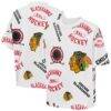 Chicago Blackhawks Outerstuff Youth Unstoppable Elevated T-Shirt - White - Front View