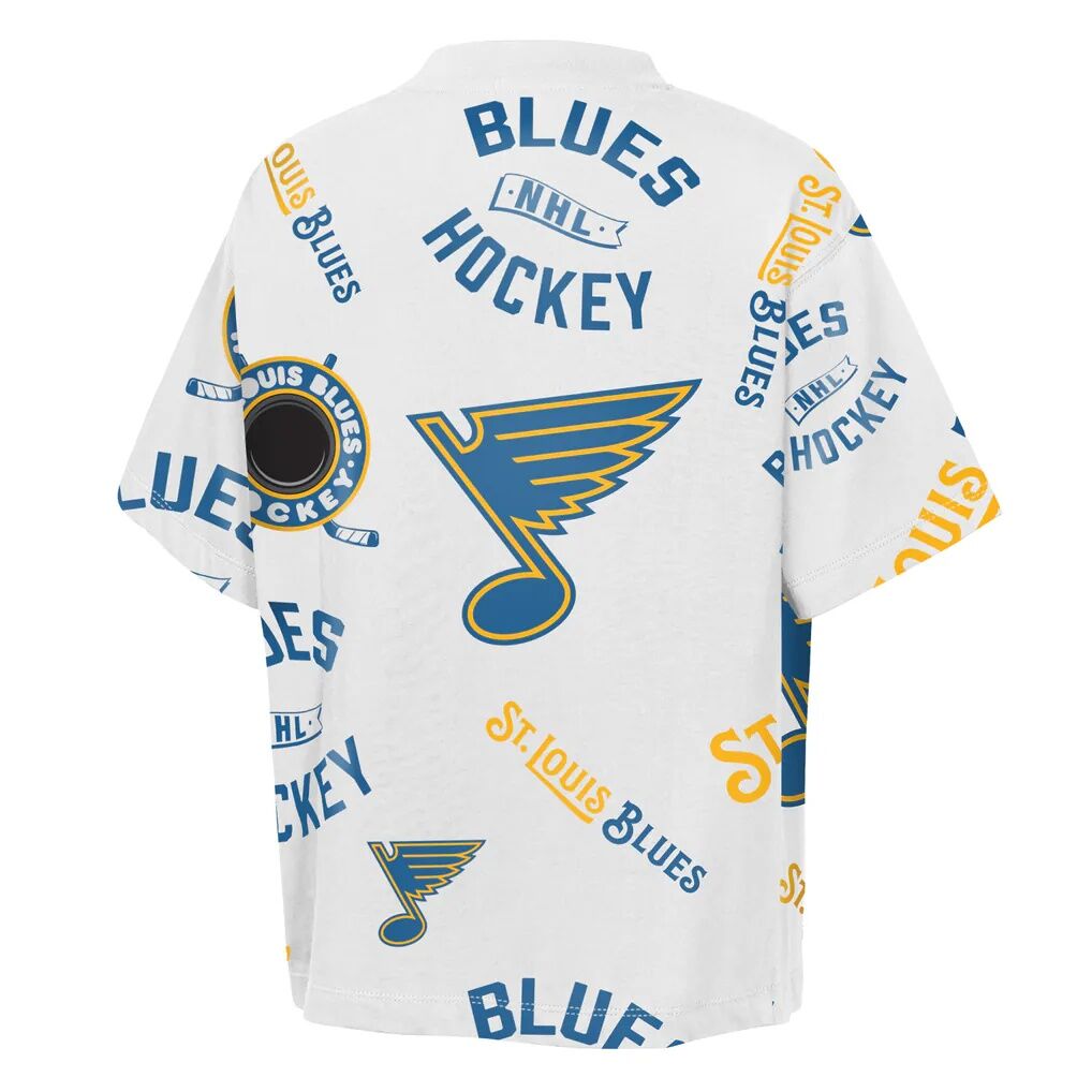 St. Louis Blues Outerstuff Youth Unstoppable Elevated T-Shirt