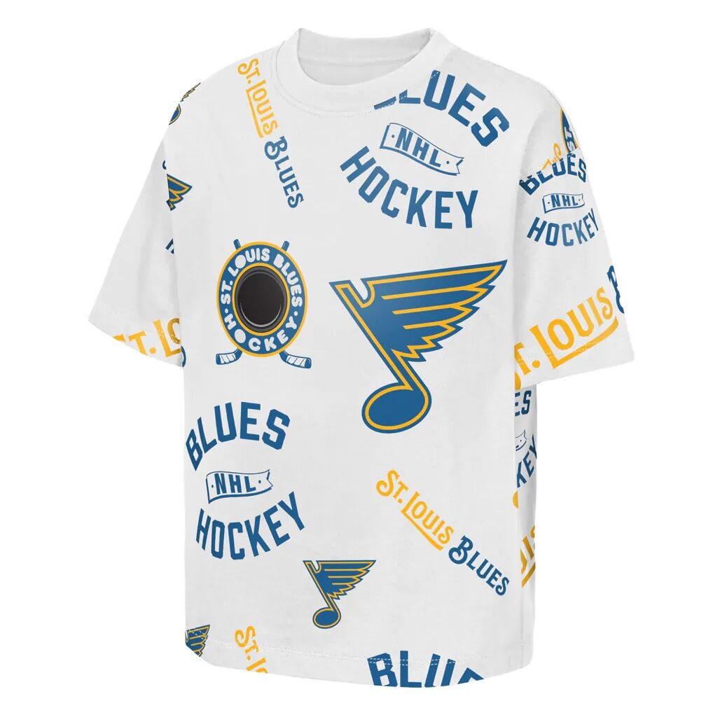 St. Louis Blues Outerstuff Youth Unstoppable Elevated T-Shirt