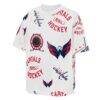 Washington Capitals Outerstuff Youth Unstoppable Elevated T-Shirt - White - Side View